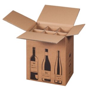 Weinflaschenverpackung 6 Stück Druckerei Verpackungen Beschriftungen Zapfel Pinkafeld
