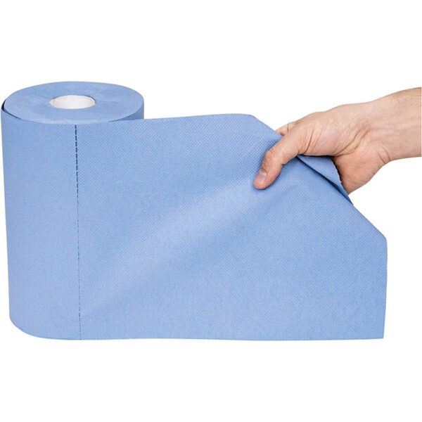 Putzpapier Rollenpapier blau Werbetechnik Druckerei Beschriftungen Zapfel Pinkafeld