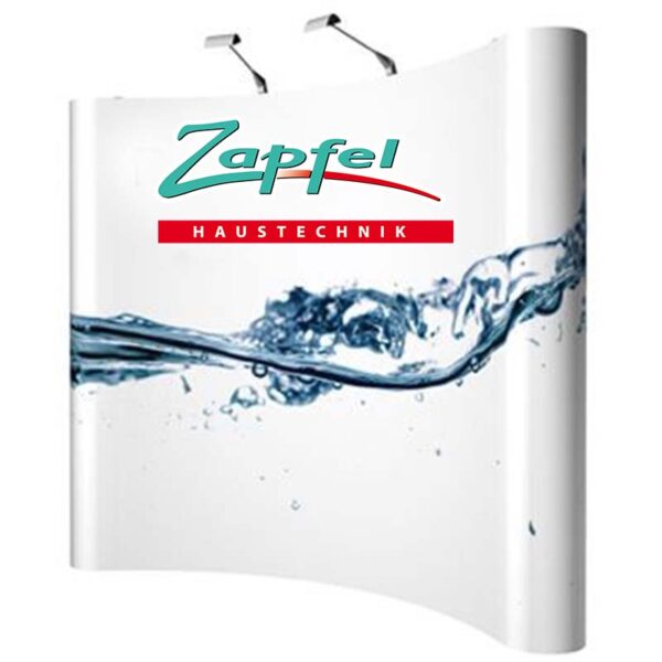 Messewand Spinne System POP UP Zapfel Druckerei & Beschriftungen Pinkafeld