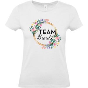 Poltershirt Damen Team Braut Druckerei Zapfel Pinkafeld